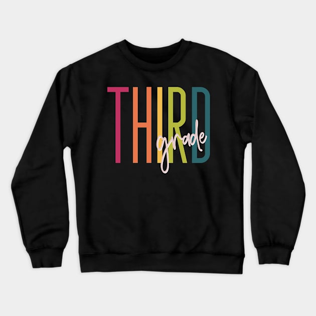 Third Grade Crewneck Sweatshirt by Simplify With Leanne